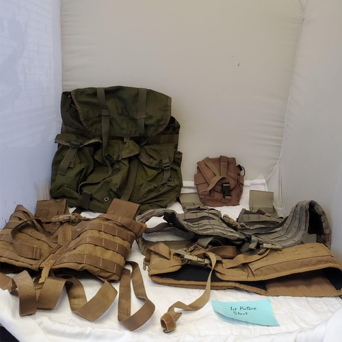 Lot field pack combat usmc - of,